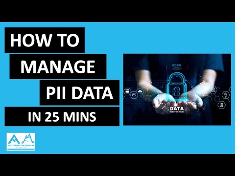 Learn how to manage PII Data in you Data Warehouse in 30 mins