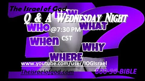 IOG - Wednesday Night Q&A 1/18/23