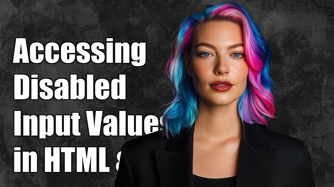 How to access disabled input values in html and javascript a complete