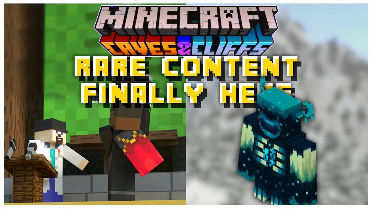 NEW Limited Time Content Is Finally Here | Minecraft Caves & Cliffs ...