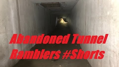 Abandoned Quarry Tunnel