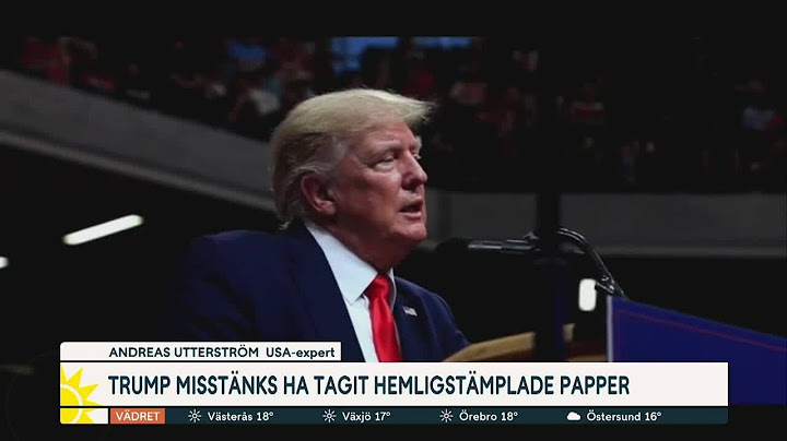 ”Tror inte Donald Trump kommer ställa upp i valet” | Nyhetsmorgon | TV4 & TV4 Play