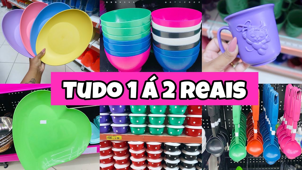 Achadinhos de 1 a 2 reais na paraíso do real, fornecedor, atacado e varejo | Ju Tollayne