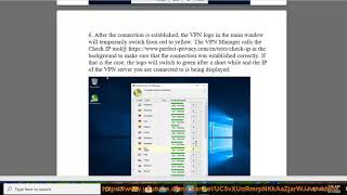 Set up Perfect Privacy VPN on Windows 10 screenshot 5
