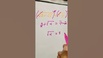Solution video find the value of x || radical solving #pst #jest#shorts #maths #mcqs #algebra #viral