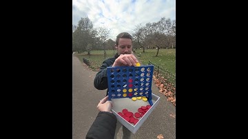 Playing random people at connect 4 #connect4 #game #public