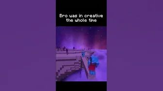 bro lied 😭 #memes #minecraft #shorts