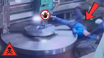 A Worker Makes a Mistake on a Lathe and Pays the Price with Her Life!