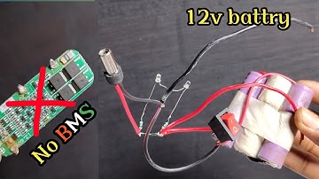 अब ऐसे बनाओ 12volt battery ll without BMS ke ll how to make  12volt battery at home
