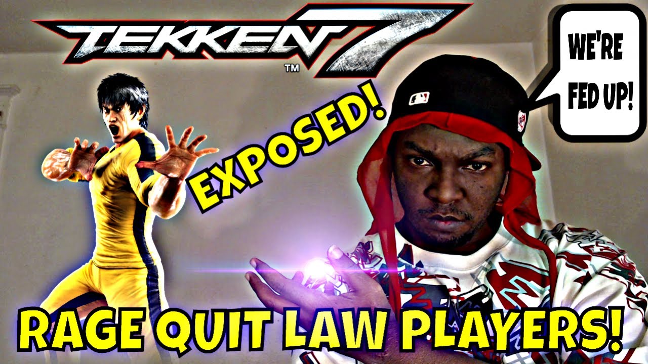 Tekken 7 player hilariously tries to rage quit when taking a