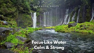 1 Hour Deep Focus Waterfall Ambience 🌊 | Study, Work, Relax | Nature Sounds for Concentration