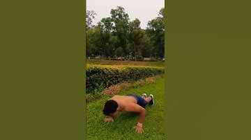 Combo pushups commando clap and backflip #calisthenics #fitness #public #calisthenics_beyond