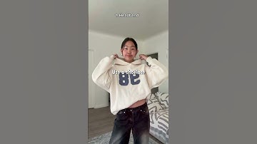👑 2 Hoodie Tuck Hacks EVERY Girl Needs  Hoodie Styling Tips 👕✨.