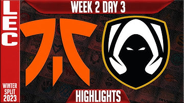 FNC vs TH Highlights | LEC Winter 2023 W2D3 | Fnatic vs Team Heretics