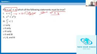 GMAT Quant   Inequalities Sample Question   Q01