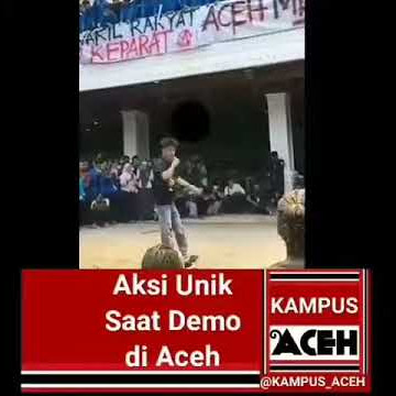 Cocok buat story wa.aksi unik saat demo