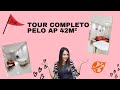 Tour completo pelo AP de 42m² decorado, Apartamento TENDA  PLANTA CORREDOR