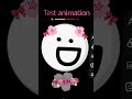 animation test!!🌸🎀 #emoji