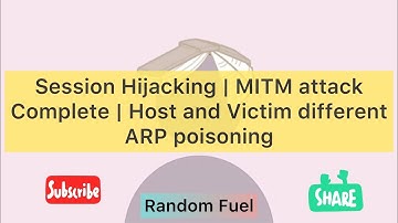 Session Hijacking with Kali Linux |MITM demo| Ettercap Kali Linux | Different Host and Victim