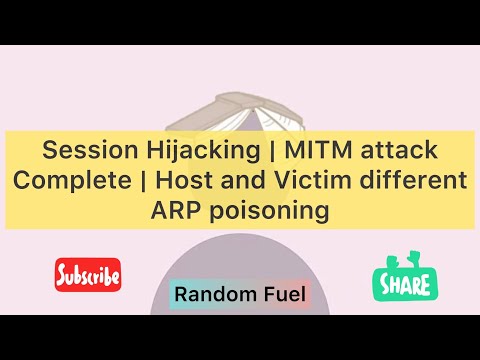 Session Hijacking with Kali Linux |MITM demo| Ettercap Kali Linux | Different Host and Victim