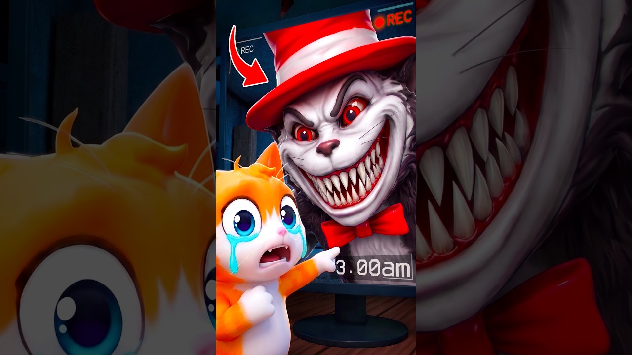 DO NOT SPY ON CAT IN THE HAT! #iamcat #horror
