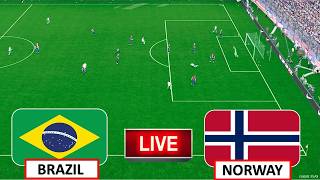 🔴Brazil vs Norway Live, FIFA World Cup 2026 Live | Football Match Live | Simulation Video Game screenshot 5