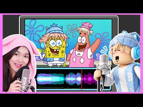 Aku dan Bo Jadi Pengisi Suara Spongebob dan Patrick ! @bangboygamingYT
