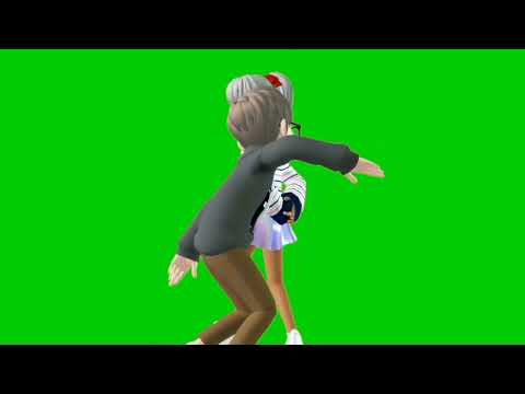 Green screen cartoon dance video  best dance best sing
