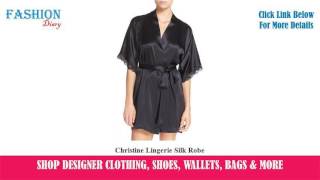  Christine Lingerie Silk Robe 