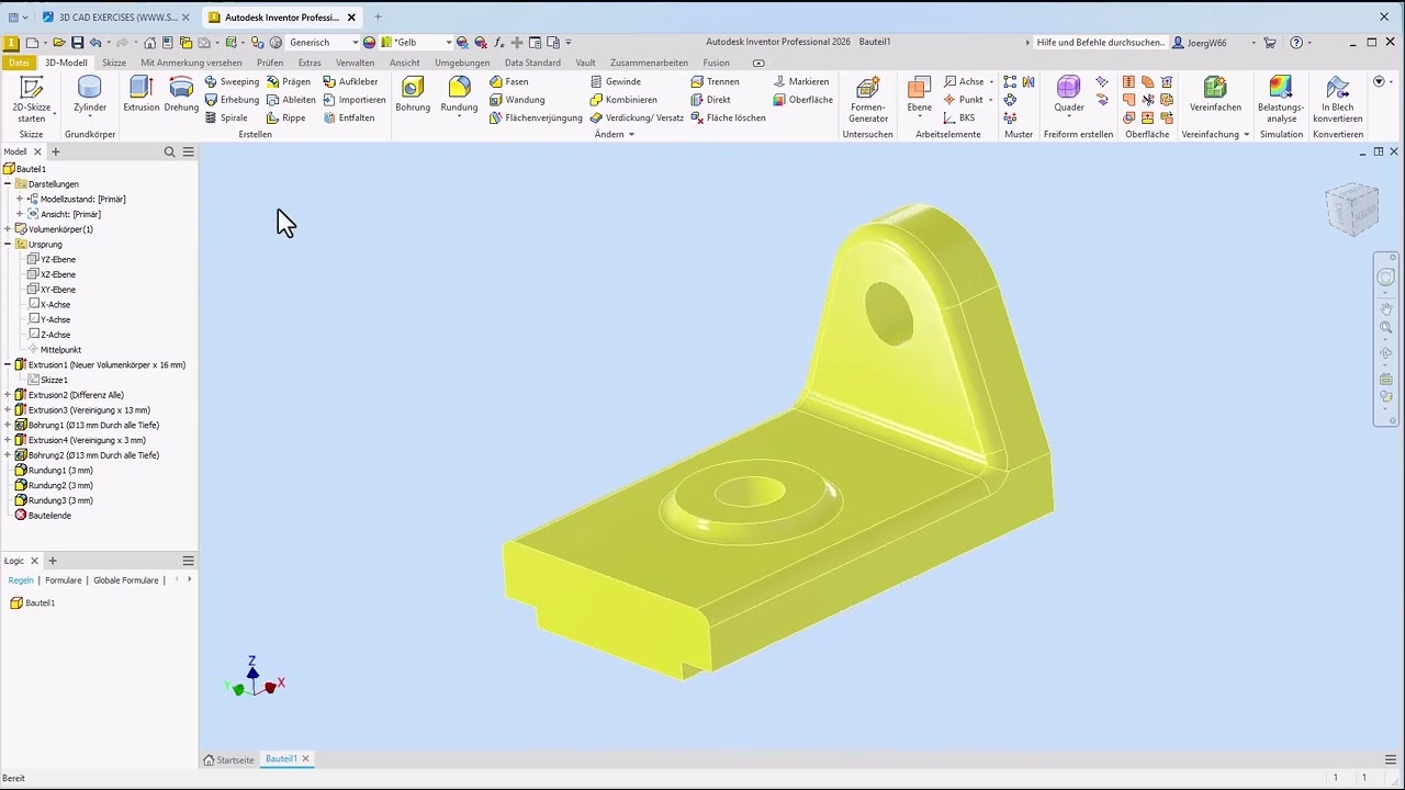 Inventor - Praxisvideo 3DE-1136