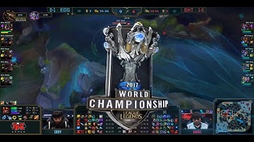 EDG vs SKT | Group Stage Day 2| The SKT Wombo Combo! Worlds 2017