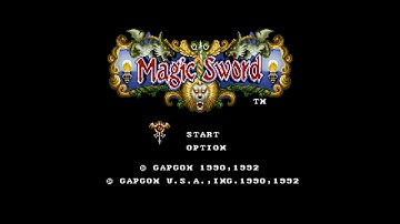 Magic Sword (SNES 60Hz / US) - Intro / Attract Mode