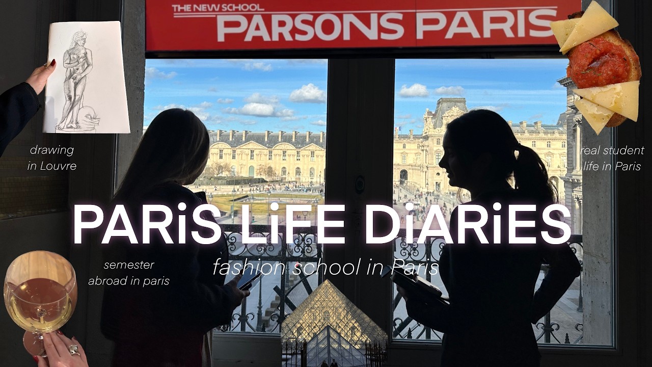 Student week in life in Paris: studying fashion at Parsons & living my best life