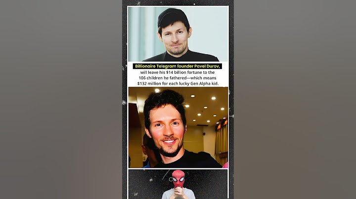 Pavel Durov to Leave Entire Fortune to 106 Kids — Telegram’s Billionaire Boss