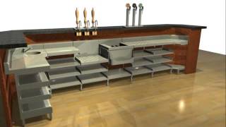 3D Food Servery And Counter Visuals