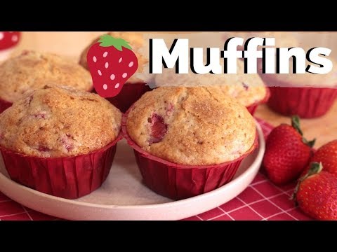 Video: Cómo Hornear Un Muffin De Fresa