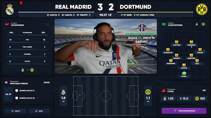 LA RÉACTION DE @LImmigreparisien APRÈS LE MATCH REAL MADRID - DORTMUND
