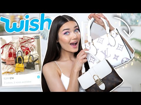 I BOUGHT FAKE DESIGNER BAGS ON WISH... IS IT A SCAM!?