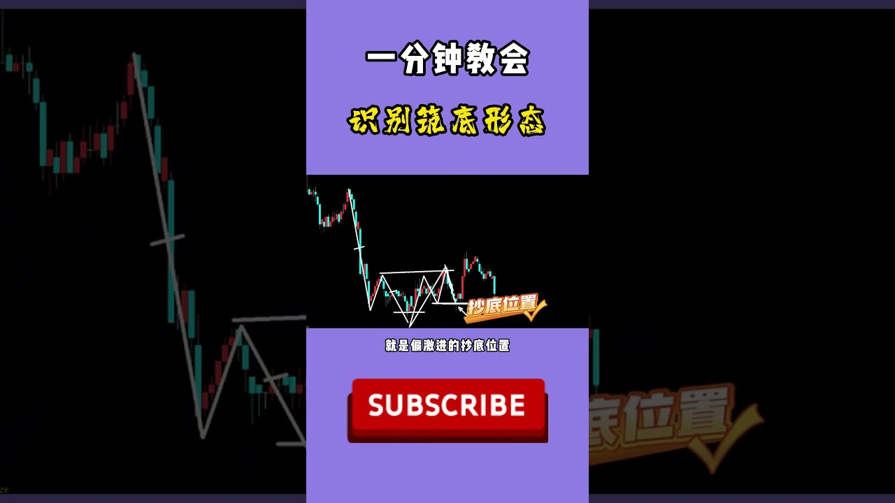 股票｜美股｜投资｜💥一分钟教会识别筑底形态!#shorts  #Amy说美股#美股#牛股#k线#成交量#道指#投资入门#理财方法#股票#k线#均线#k线#裸K实战#macd#头肩底#抄底- YouTube