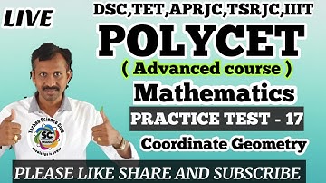 POLYCET MATHEMATICS PRACTICE TEST  | POLYNOMIALS
