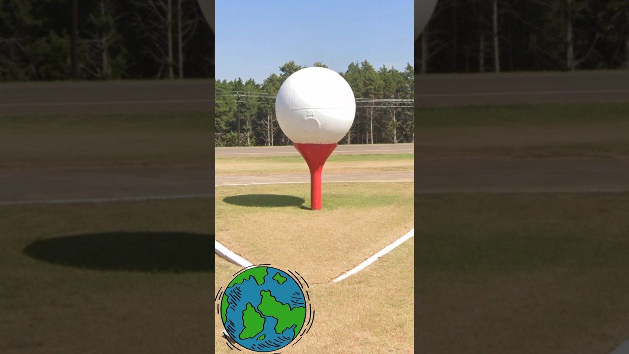 Golf Ball and Tee ON Google Maps Google Earth 