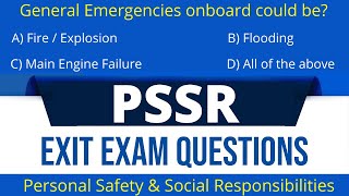 PSSR Exit Exam Questions with Explanation | Part 1 | H. V. Rajesh