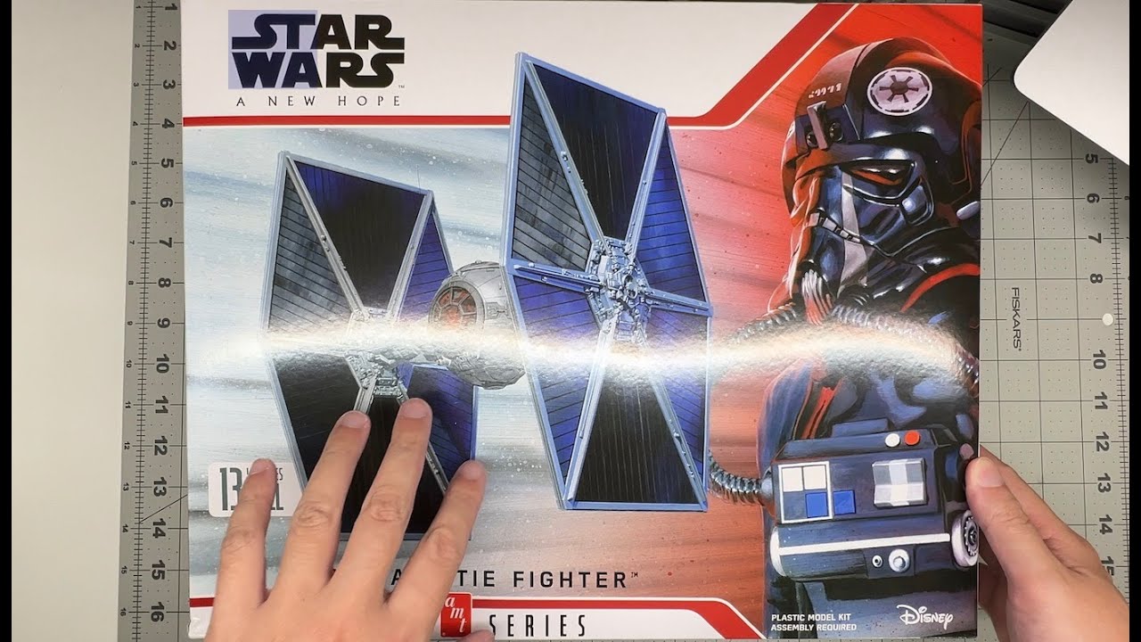 AMT 1/32 Studio Series Star Wars TIE Fighter Unboxing - YouTube