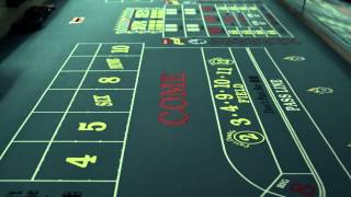 Dice Rolling Across a Craps Table 4K Ultra HD