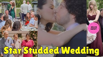 Taylor Swift, Paris Hilton en alle beroemde gasten die de bruiloft van Selena Gomez bijwonen