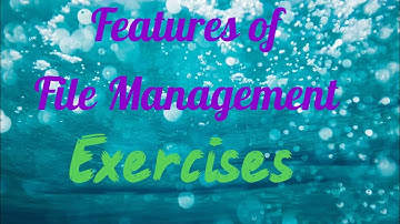 Features of File Management/ch8 exercises/class 4