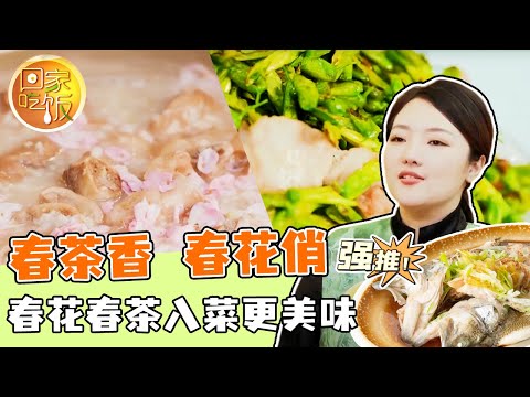 陸綜-回家吃飯-20240418-燈影牛肉桃花豬蹄粥清炒金雀花春茶香春花哨春花春茶入菜更美味