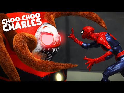 Choo Choo Charles Monster vs Spiderman Cartoon Stop Motion