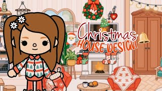 Aesthetic Christmas house design in tocaboca ???