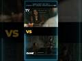 TLOU2 VS HBO|TV vs Game Comparison 🎮| Ellie playing Guitar for Dina| #thelastofus #tlou2 #shorts
